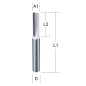 FRESA RECTA MAKITA 1 FILO CORTE 6MM MANGO 6MM