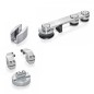 KIT PUERTA CORREDERA DE CRISTAL 2M COLGADORES OCULTOS KIT PUERTA CORREDERA DE CRISTAL 2M COLGADORES OCULTOS