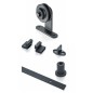 KIT PUERTA CORREDERA RÚSTICO 2M NEGRO KIT PUERTA CORREDERA RÚSTICO 2M NEGRO