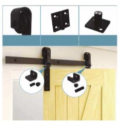 KIT PUERTA CORREDERA ABATIBLE 1M