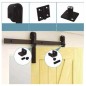 KIT PUERTA CORREDERA ABATIBLE 1M KIT PUERTA CORREDERA ABATIBLE 1M