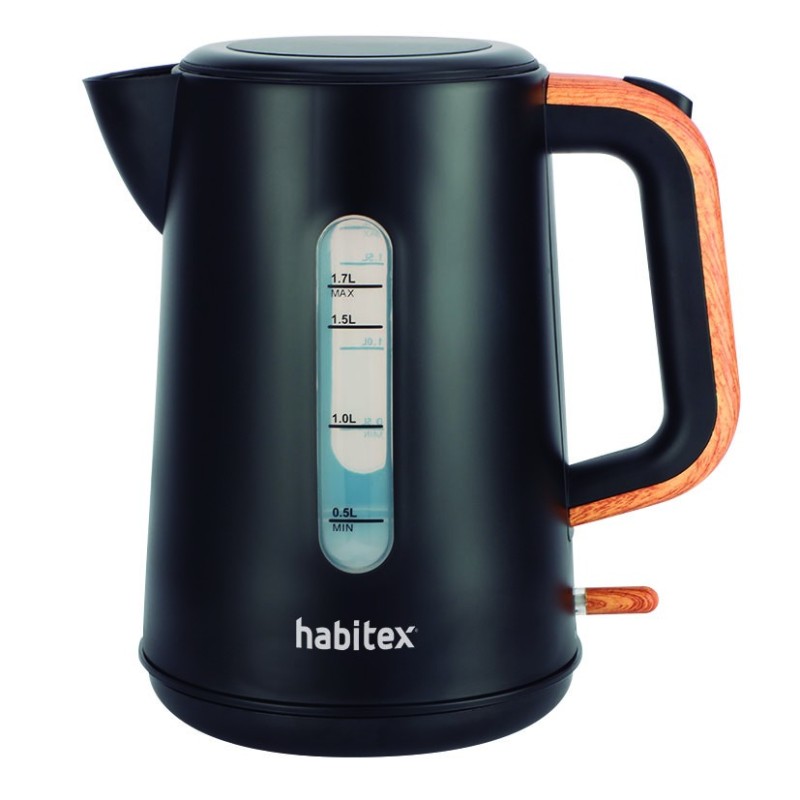 HERVIDOR AGUA 1,7L NEGRO HABITEX