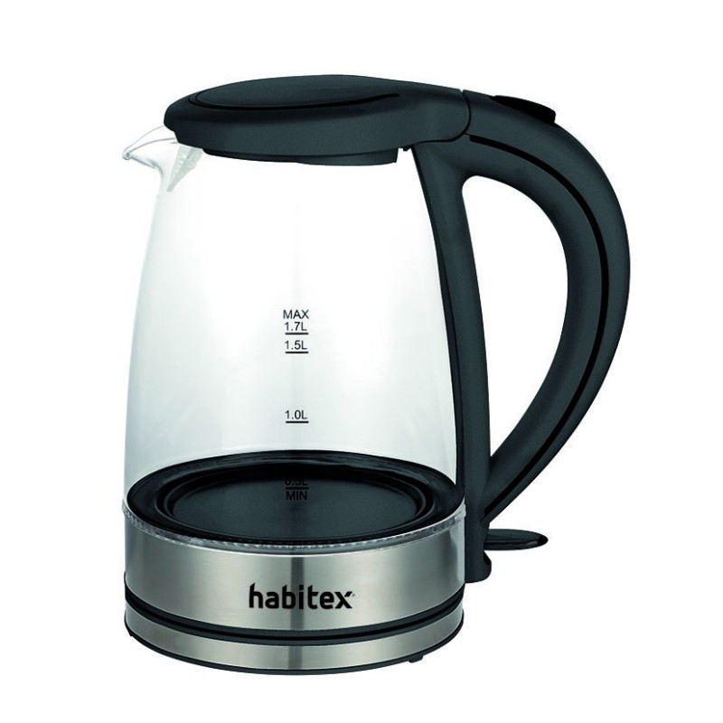 HERVIDOR AGUA CRISTAL 1,7L HABITEX