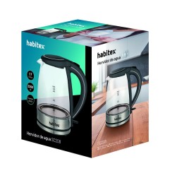 HERVIDOR AGUA CRISTAL 1,7L HABITEX