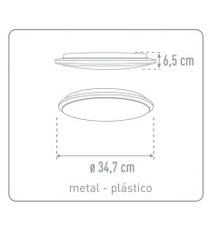PLAFÓN LED ROMA 20,5W 2300 LUMENS