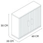 MOBILIARIO KLAUS ARMARIO PARED 60X20XH.50CM MOBILIARIO KLAUS ARMARIO PARED 60X20XH.50CM