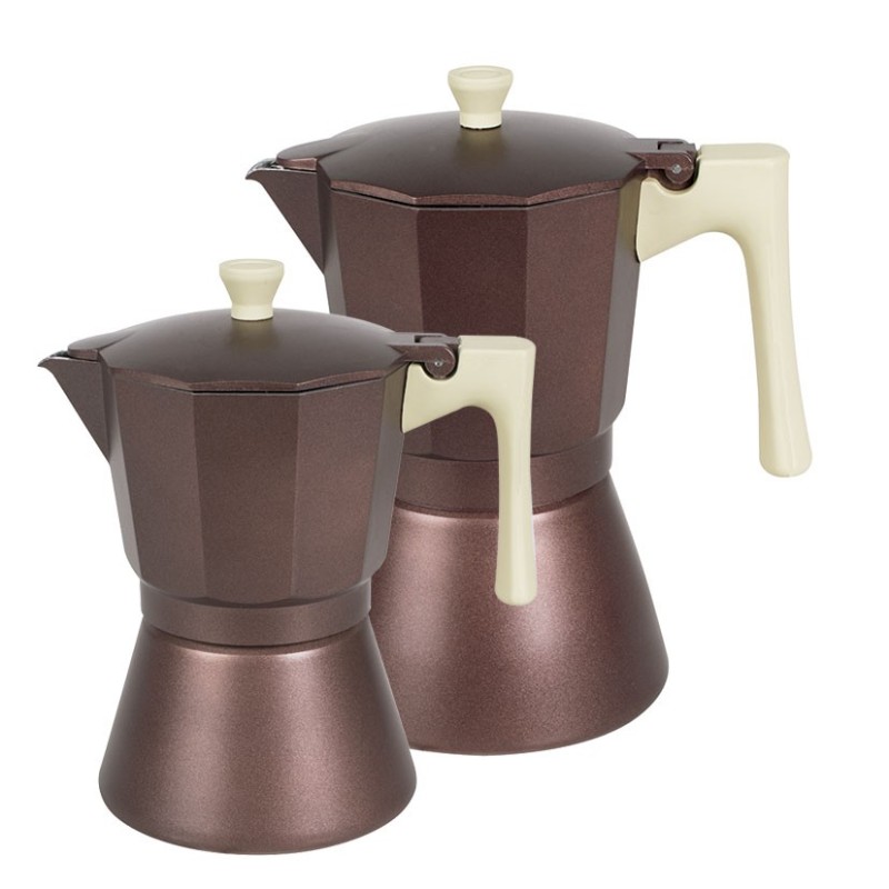 CAFETERAS ALUMINIO INDUCCION HABITEX MOKA
