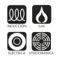 CAFETERAS ALUMINIO INDUCCION HABITEX MOKA