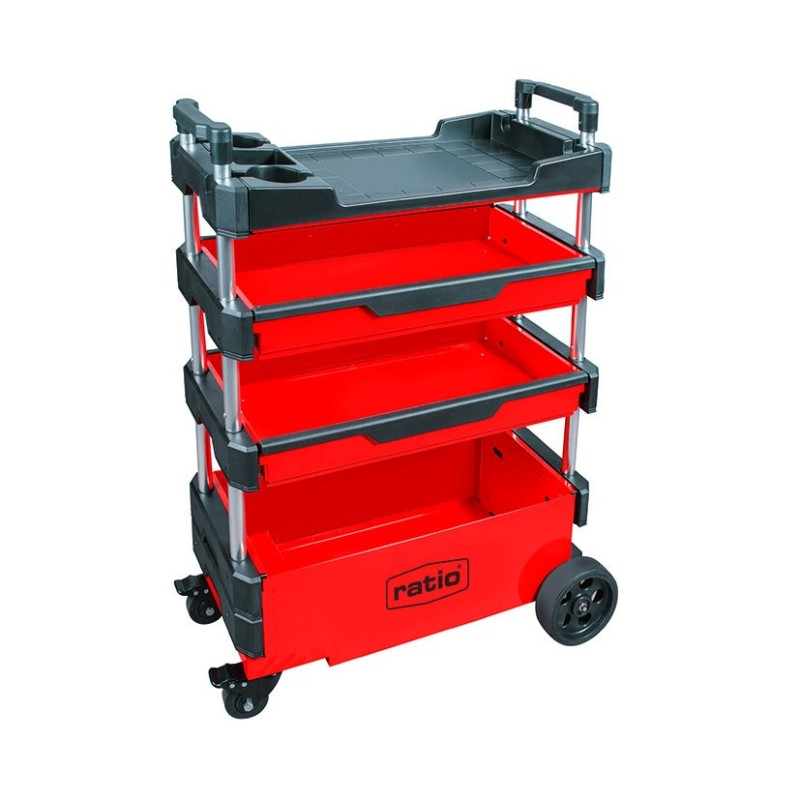 CARRO SERVICIO 4 BANDEJAS EXTENSIB.RATIO