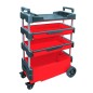 CARRO SERVICIO 4 BANDEJAS EXTENSIB.RATIO