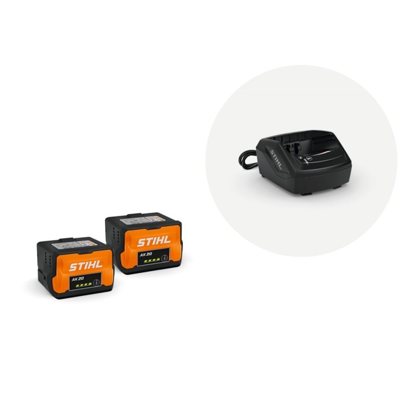 STARTER SET AK 20 PLUS (2 BATERÍAS AK 20 + CARGADOR AL 101)