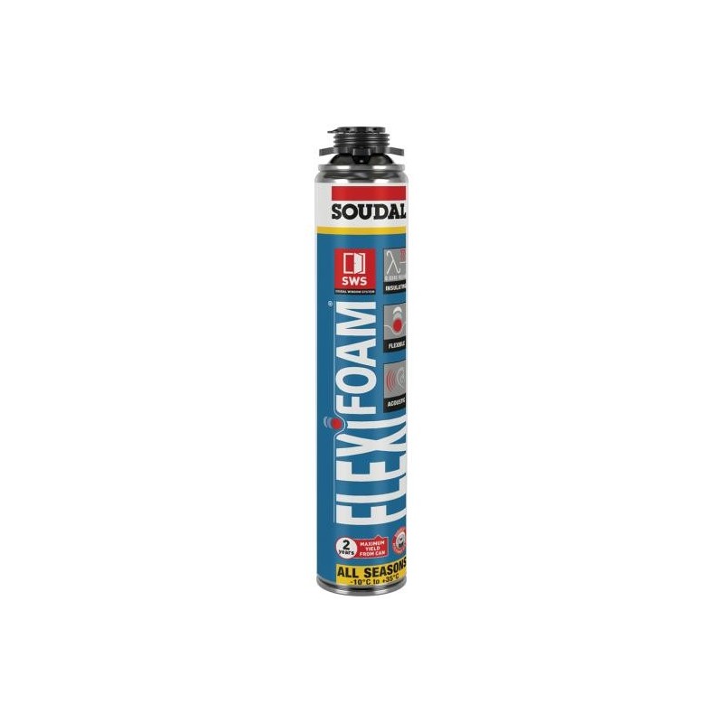 ESPUMA PU FLEXIFOAM PISTOLA 750ML SOUDAL