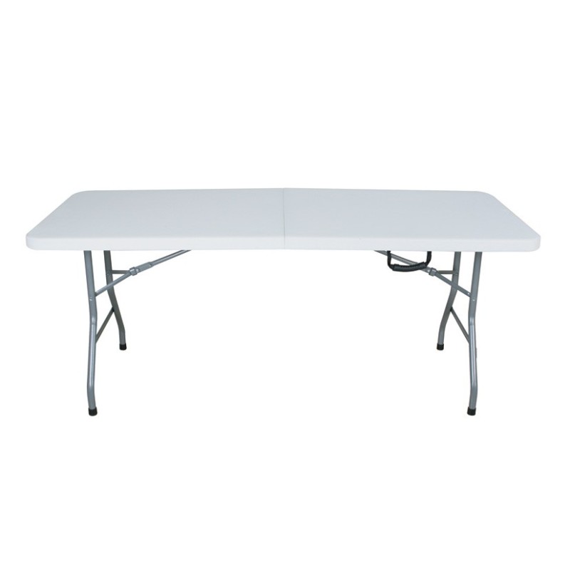 MESA POLIETILENO PLEGABLE CON ASA 179X74X72CM