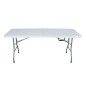 MESA POLIETILENO PLEGABLE CON ASA 179X74X72CM