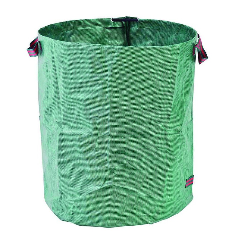 SACO JARDÍN HOJAS PP LISTA VERDE 270LTS