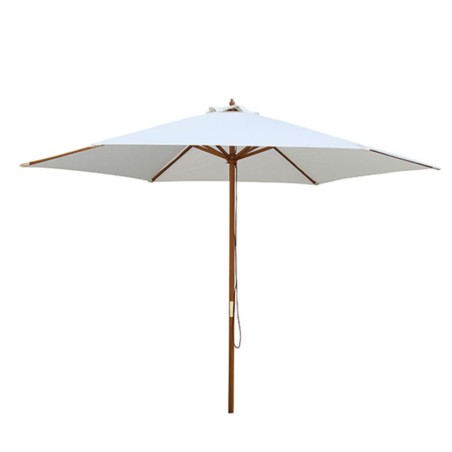 PARASOL MADERA 3M COLOR CRUDO