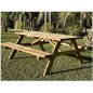 MESA PICNIC CON BANCOS 177X152X71CM