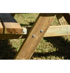 MESA PICNIC CON BANCOS 177X152X71CM