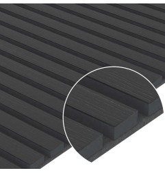 PANEL ACÚSTICO MADERA ROBLE NEGRO 60X240X1,8CM