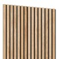 PANEL ACÚSTICO MADERA ROBLE RÚSTICO 60X240X1,8CM