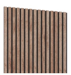 PANEL ACÚSTICO MADERA ROBLE AHUMADO 60X240X1,8CM