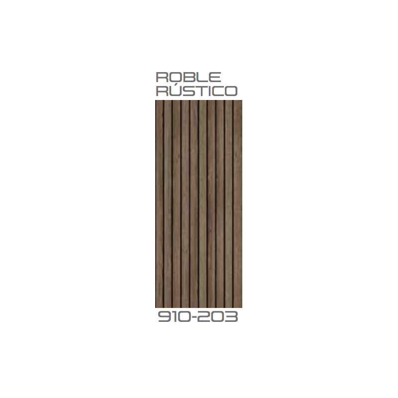 PANEL MADERA EPS ROBLE RÚSTICO 50X120X2,5CM