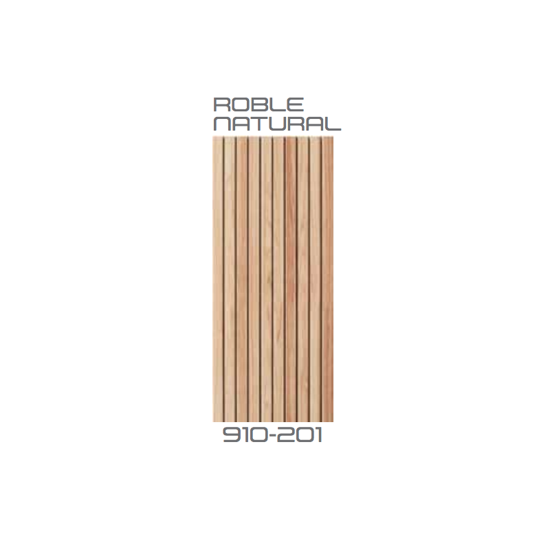 PANEL MADERA EPS ROBLE NATURAL 50X120X2,5CM