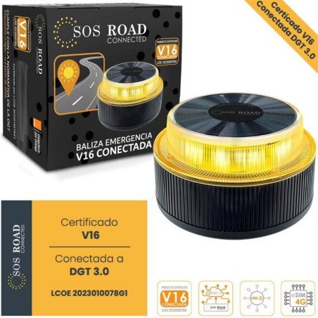 SOS ROAD BALIZA V16 CONECTADA DGT