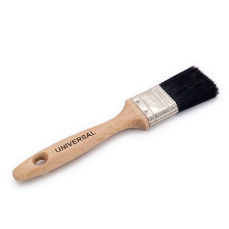 BROCHA SUPER CERDA NEGRA MANGO MADERA