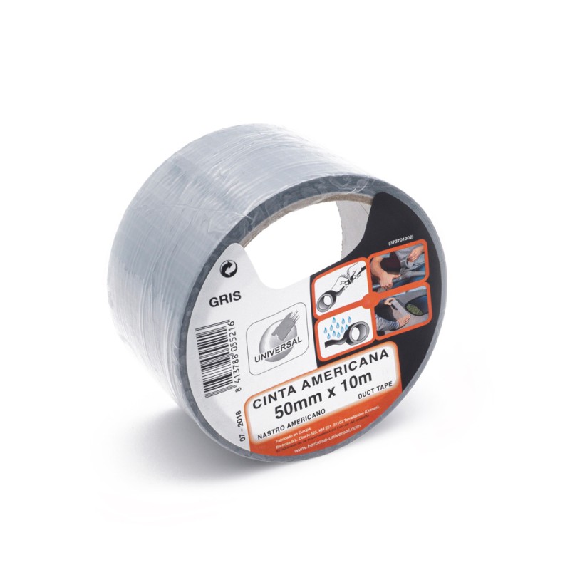 CINTA AMERICANA 10MX50MM GRIS CINTA AMERICANA 10MX50MM GRIS