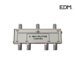 Separador 1 entrada 6 salidas