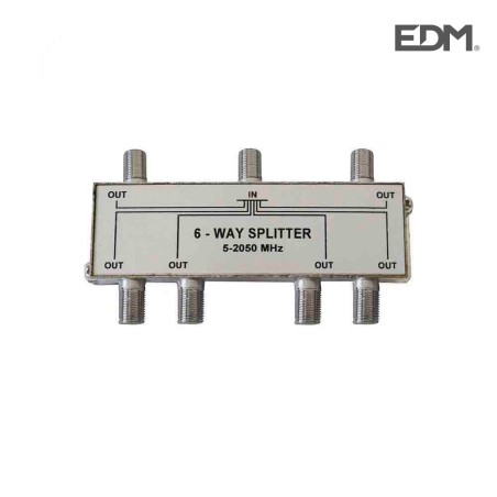 Separador 1 entrada 6 salidas