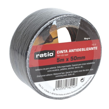 CINTA ANTIDESLIZANTE NEGRA 50MMX5M