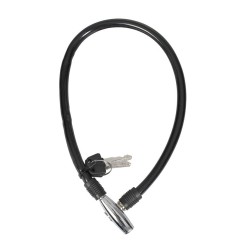 CABLE ANTIRROBO BICICLETA CON LLAVE 55CM