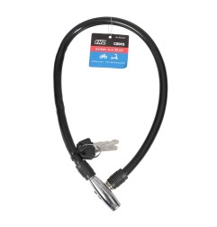 CABLE ANTIRROBO BICICLETA CON LLAVE 55CM