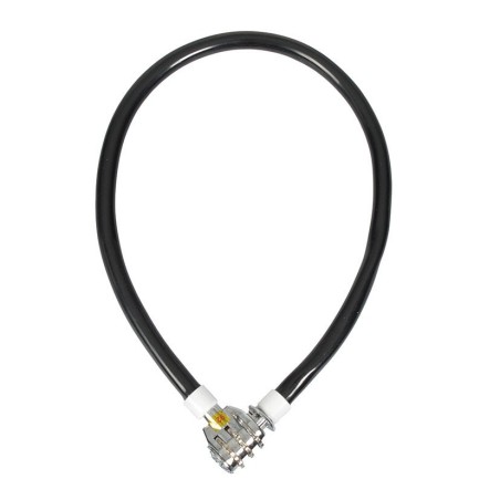 CABLE ANTIRROBO BICICLETA COMBINACIÓN 55CM