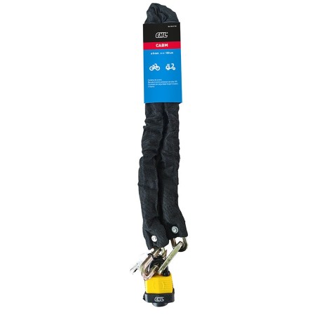 CADENA CON FUNDA + CANDADO 100CM