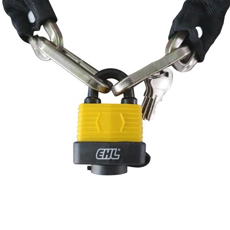 CADENA CON FUNDA + CANDADO 100CM