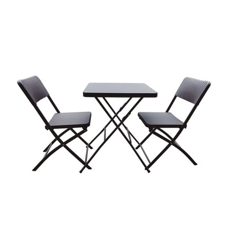 CONJUNTO MESA + 2 SILLAS PLEGABLE DEKA