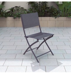 SILLA PLEGABLE ACERO/TEXTILENE PARMA