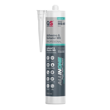 SELLADOR + ADHESIVO QS EMAX MS-40 BLANCO