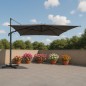 PARASOL ACERO VIENA GRIS 3X4M