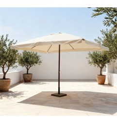 PARASOL ALUMINIO ACERO 3X4M Ø48MM