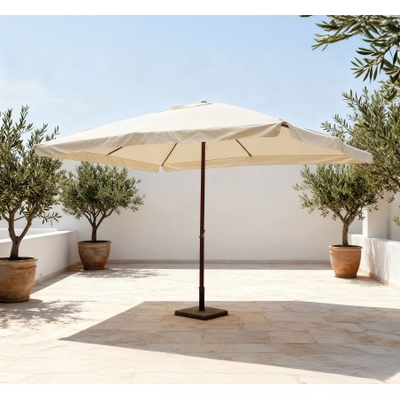 PARASOL ALUMINIO ACERO 3X4M Ø48MM