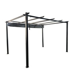 CARPA CORREDERA ACERO 3X4M