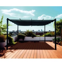 CARPA CORREDERA ACERO 3X4M
