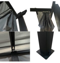 CARPA CORREDERA ACERO 3X4M