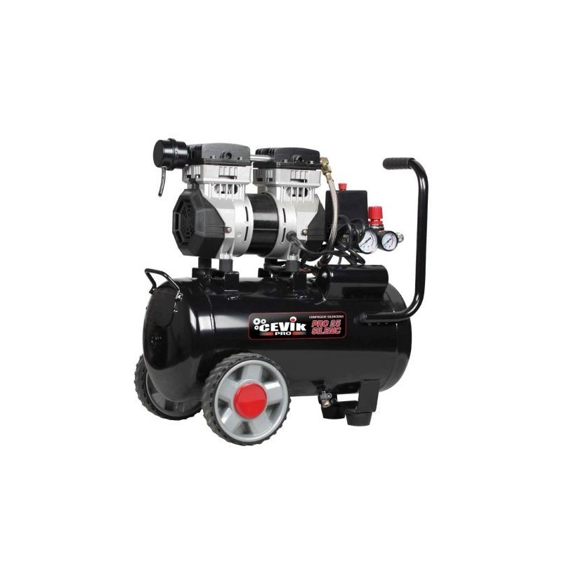 COMPRESOR SILENT 24L 1.5HP CEVIK PRO CA-PRO25SILENC