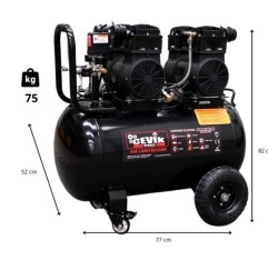 COMPRESOR SILENT 100L 4HP S/A CEVIK PRO CA-PRO104SILENT