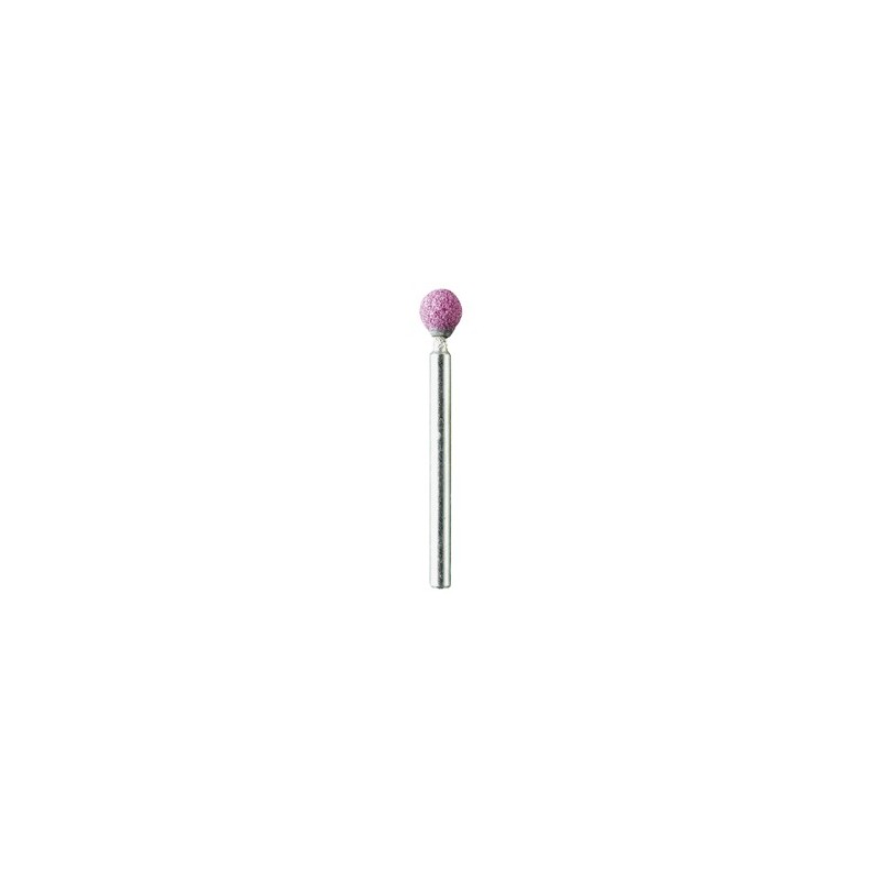 MUELA RUBI PG ESFÉRICA 6MM EJE 3.0MM M.2160